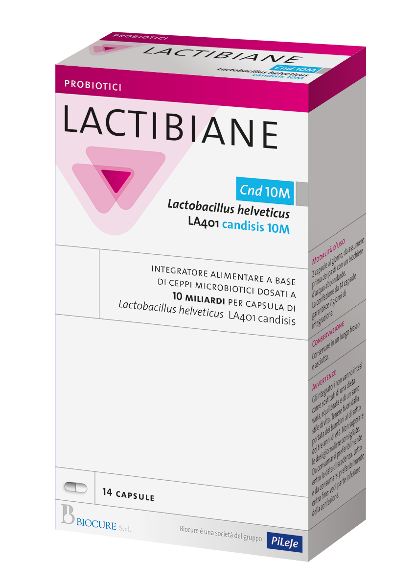 Image of Biocure Lactibiane Cnd 10m Integratore Alimentare 14 Capsule 941584334