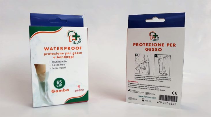 Image of Farvisan Waterproof Protezione Per Gesso E Bendaggi Protezione Gamba