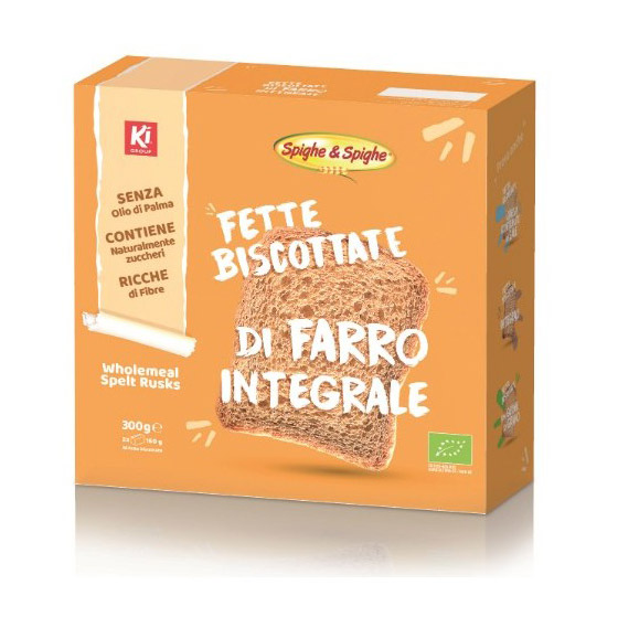 

Spighe & Spighe Fette Biscottate Di Farro Integrale 300g