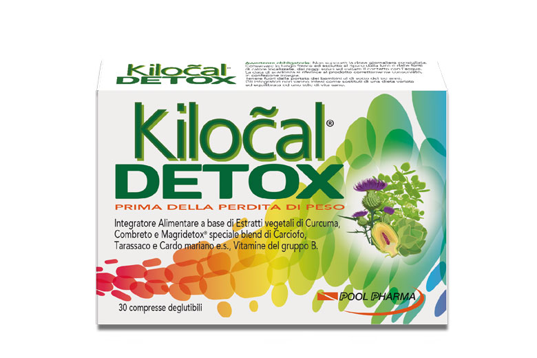 Image of Pool Pharma Kilocal Detox Integratore Alimentare 30 Compresse
