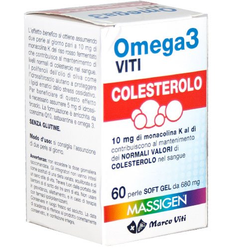 

Marco Viti Omega 3 Colesterolo Integratore Alimentare 60 Perle