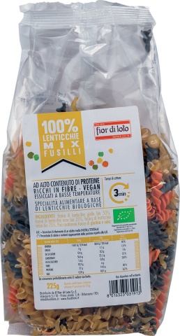 

Fior Di Loto Fusilli Di Lenticchie Mix Bio Senza Glutine 225g