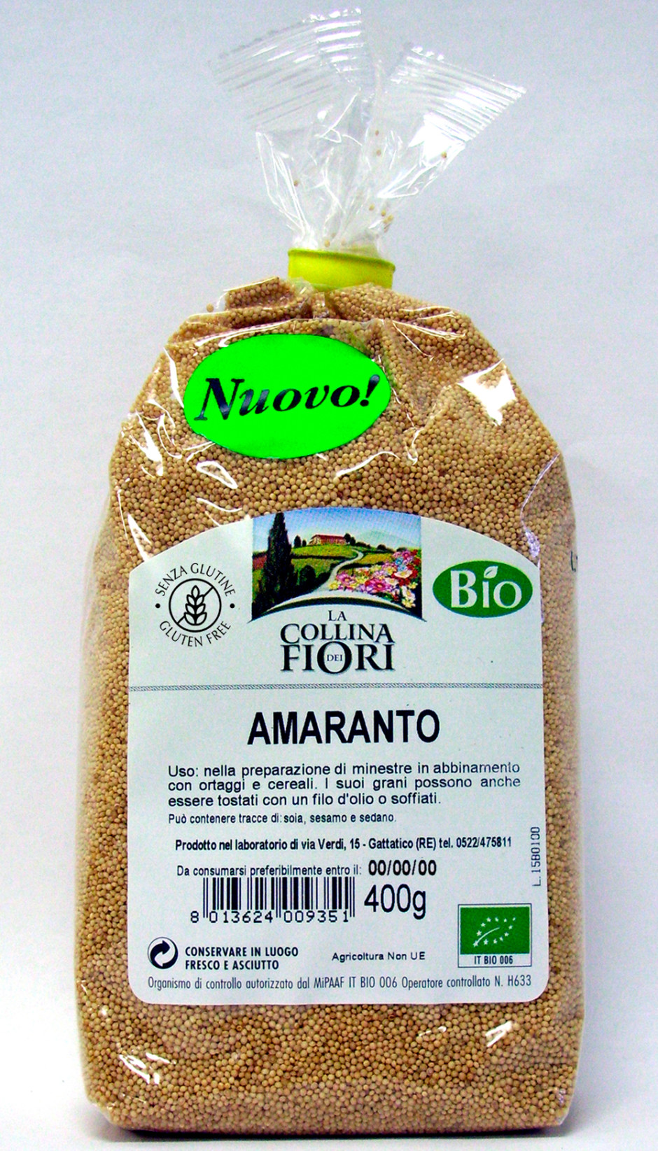 Image of La Collina Dei Fiori Amaranto Biologico Senza Glutine 400g033