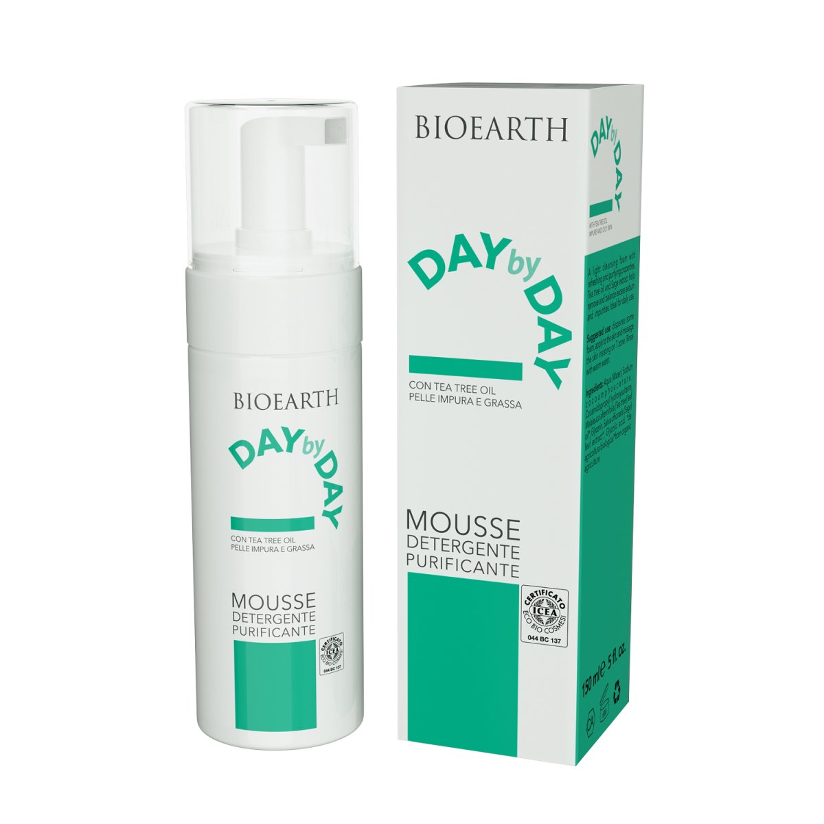 Image of DAY by DAY Mousse Detergente Purificante Pelle Grassa e Impura 150ml