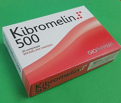 

Giopharma Kibromelin 500 Integratore Alimentare 20 Compresse