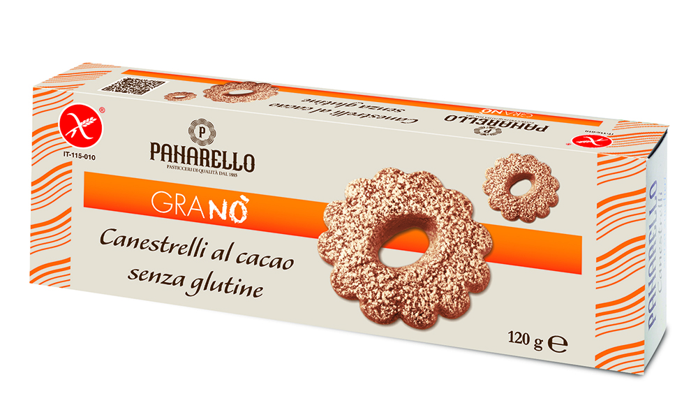 

Panarello Granò Canestrelli Cacao Senza Glutine Confezione 120g