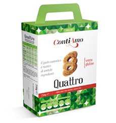 Image of ContiAmo Quattro Frollino Con Grano Saraceno Senza Glutine 250g 970302422