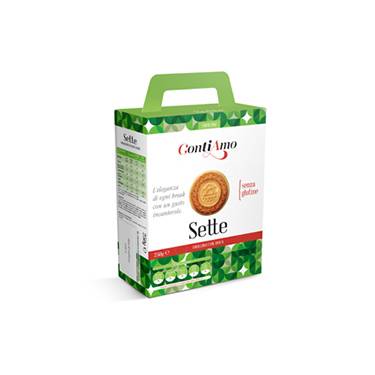 Image of ContiAmo Sette Frollino Con Uova Senza Glutine 250g 970302459