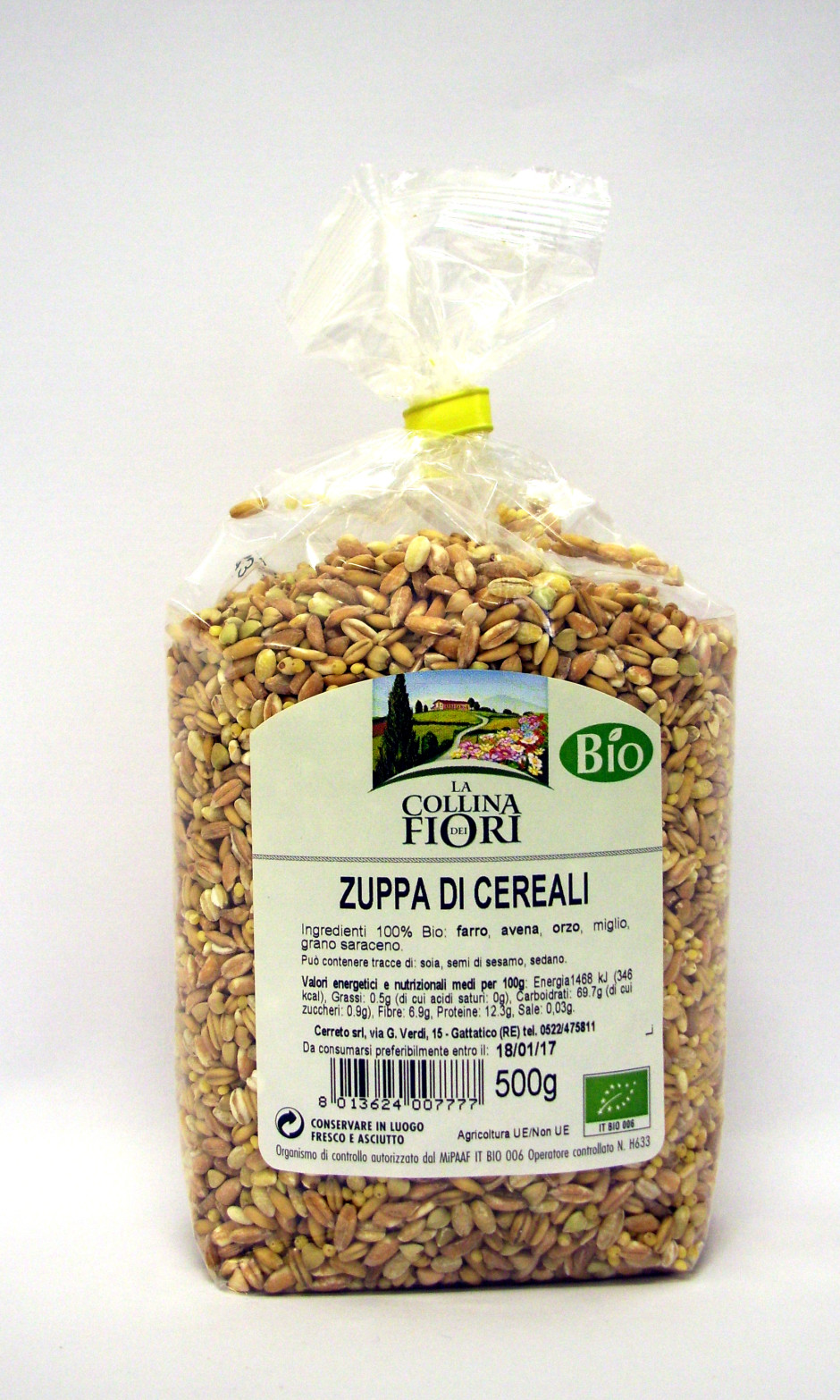 Image of La Collina Dei Fiori Zuppa Di Cereali Biologico 500g