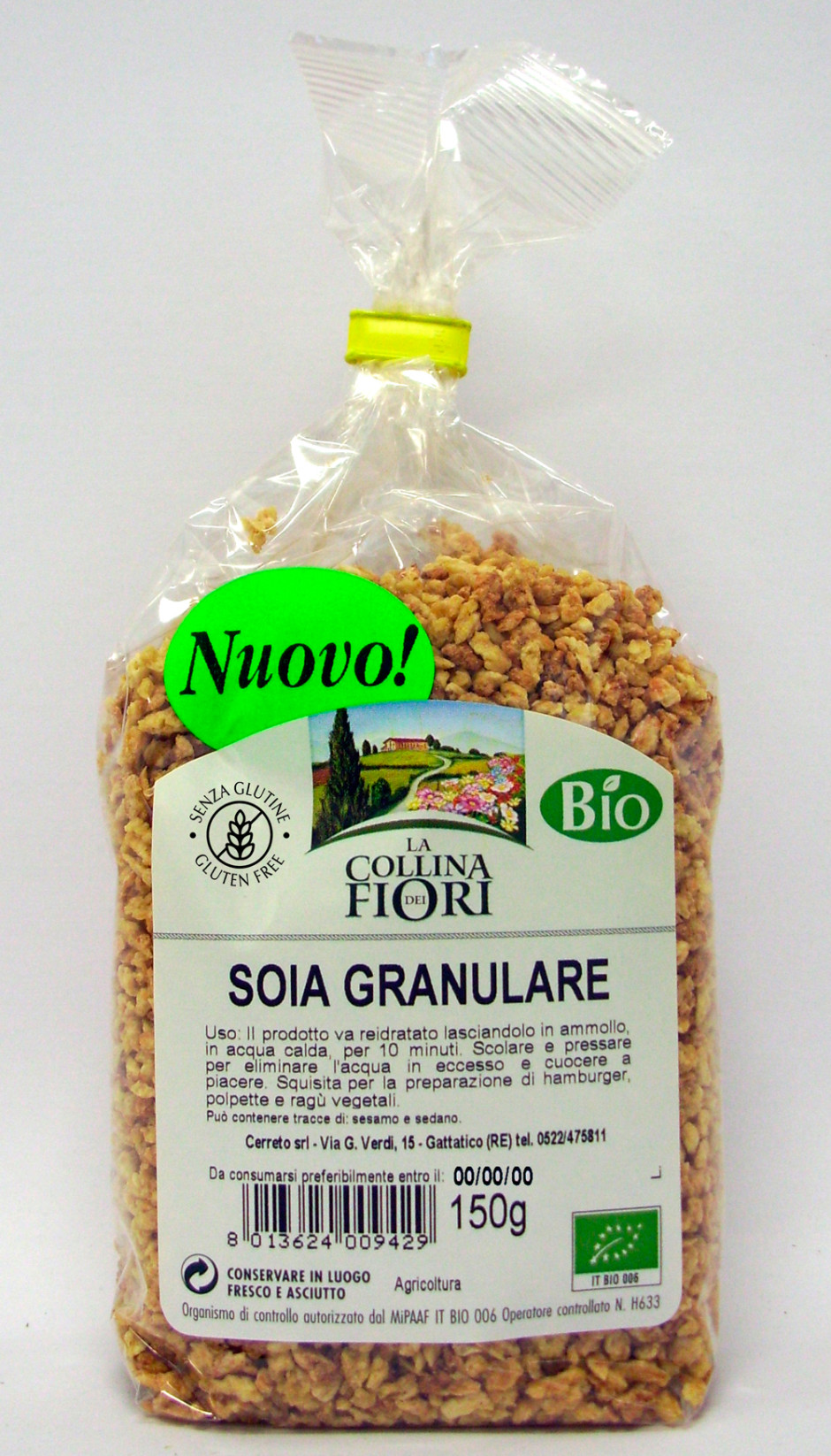 

La Collina Dei Fiori Soia Granulare Biologico Senza Glutine 150g