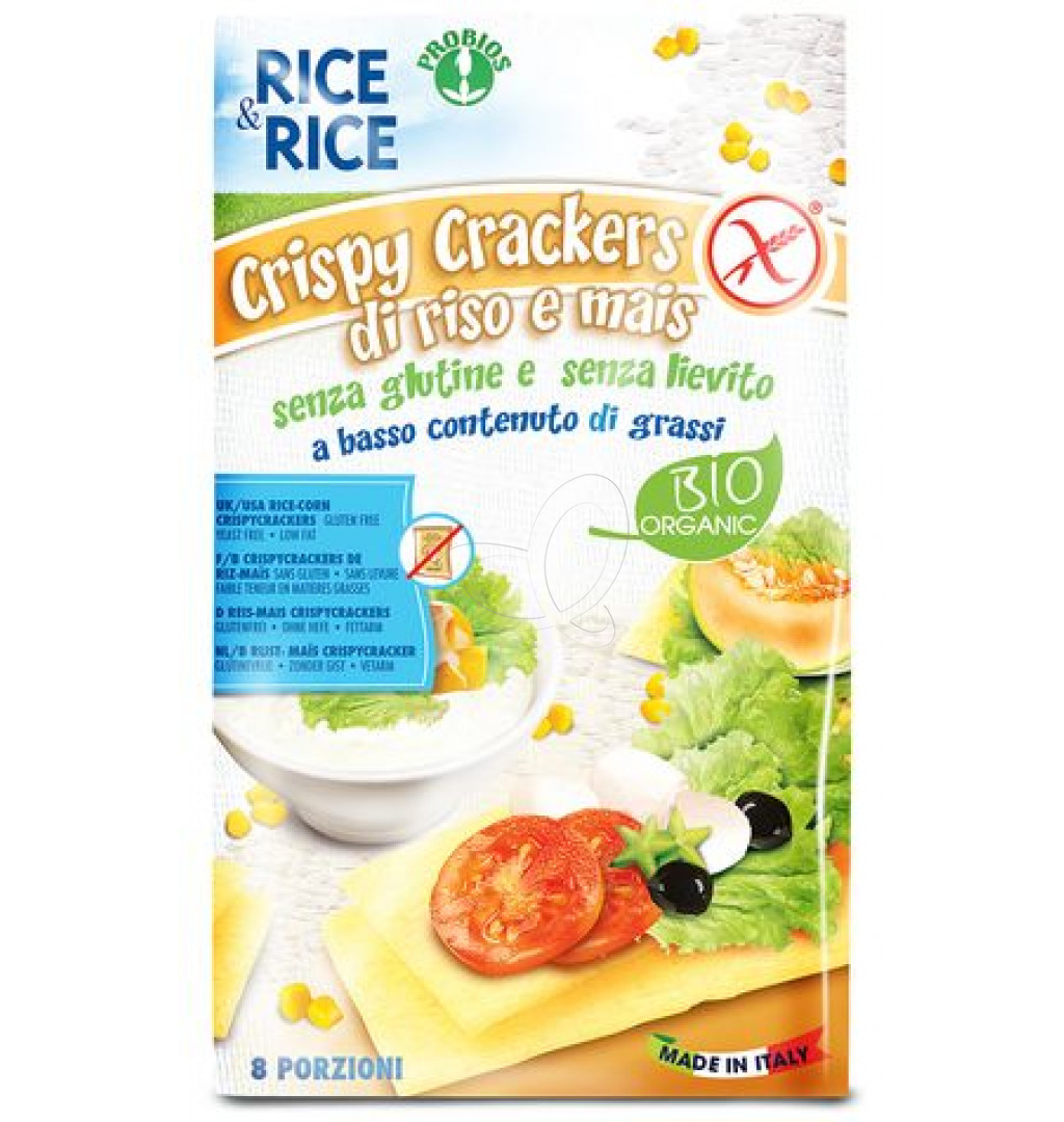 Image of Rice&Rice Crispy Crackers Riso E Mais Biologico 160g 970358836