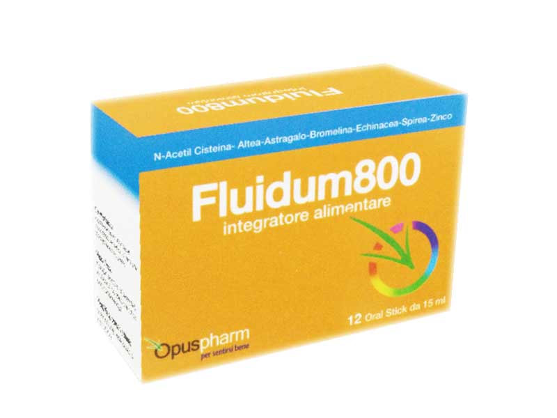 Image of Opuspharm Fluidum 800 Integratore Alimentare 15ml033