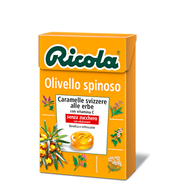 Image of Ricola Olivello Spinoso Caramelle Svizzere Alle Erbe Con Vitamina C Senza Zucchero 50g 970492649