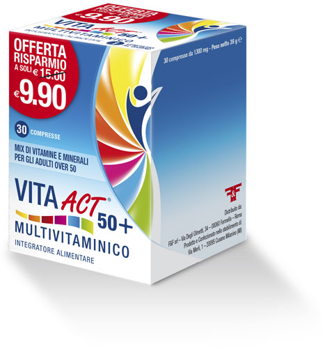 Image of Linea Act Vita Act 50+ Multivitaminico 30 Compresse 970540896