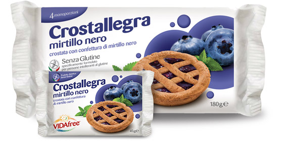 

VidaFree Crostallegra Mirtillo Nero Senza Glutine 180g