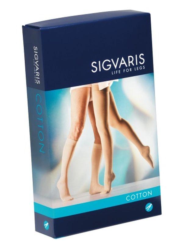 

Sigvaris Cotton CO 1 Gambaletto Punta Aperta Taglia 3 S Lungo Colore Naturale