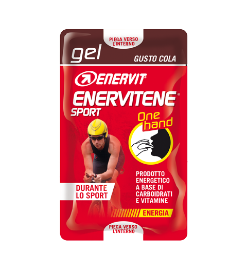 Image of Enervit Enervitene Sport Gel One Hand Gusto Cola Box 32 Pezzi 970982688