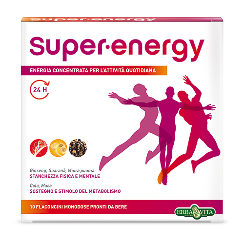 

ErbaVita Super Energy Integratore Alimentare 10 Flaconcini x12ml