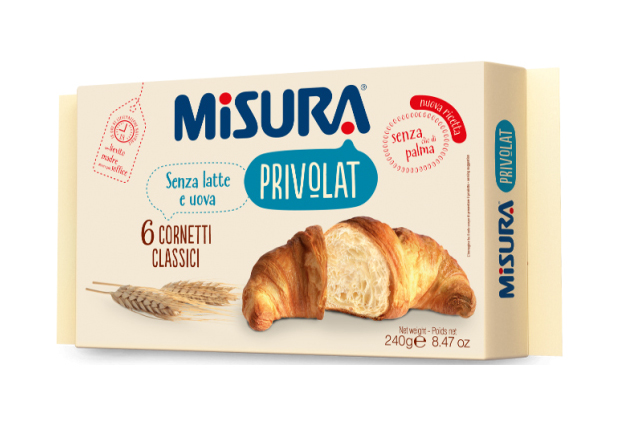 

Misura Privolat Cornetti Classicici Senza Olio Di Palma 6 Pezzi