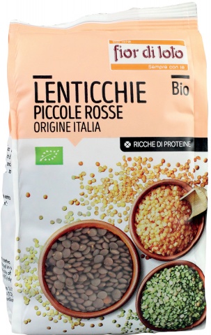 

Fior Di Loto Lenticchie Piccole Rosse Italia Biologico 400g