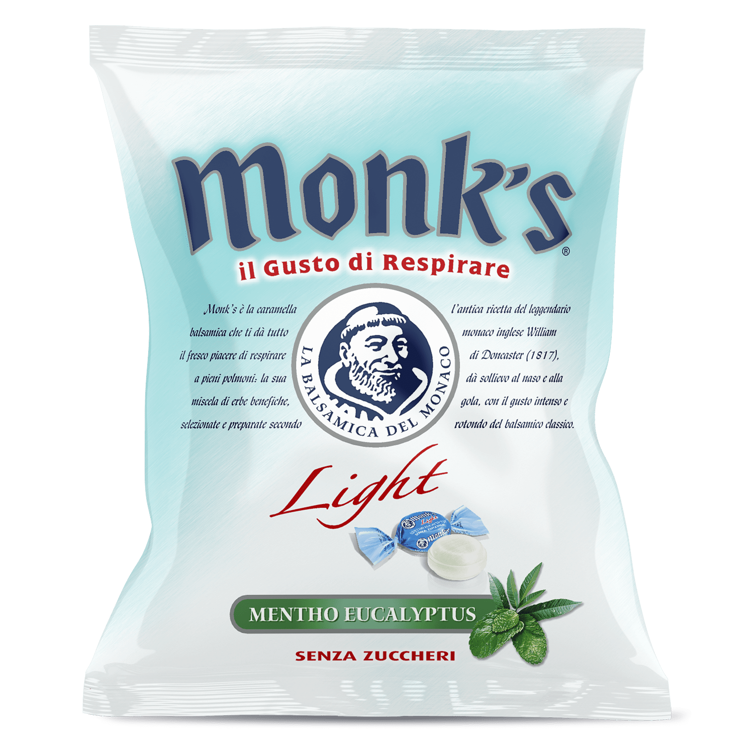 

Monk's Caramelle Light Senza Zucchero Euc/ment 80g