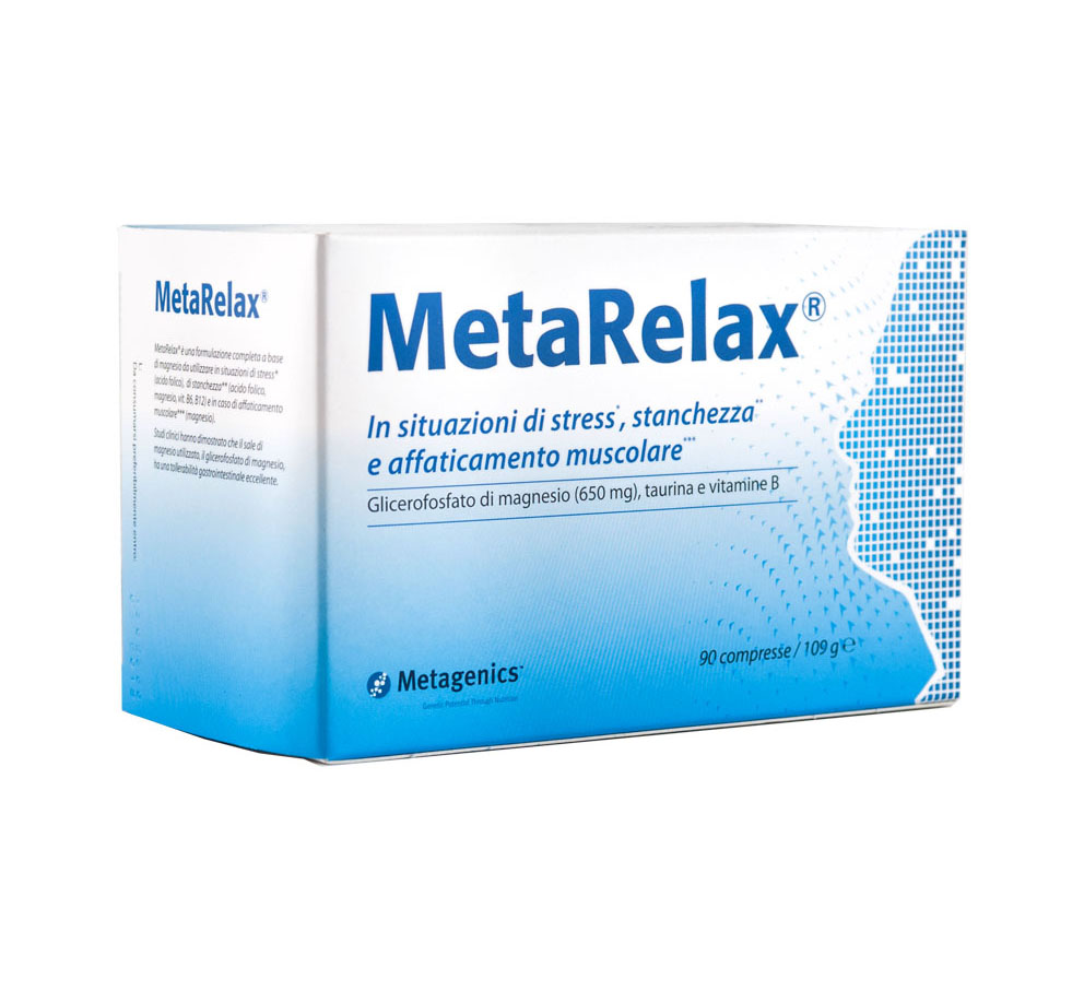 Image of Metagenics MetaRelax Nuova Formula Integratore Alimentare 90 Compresse 971064201
