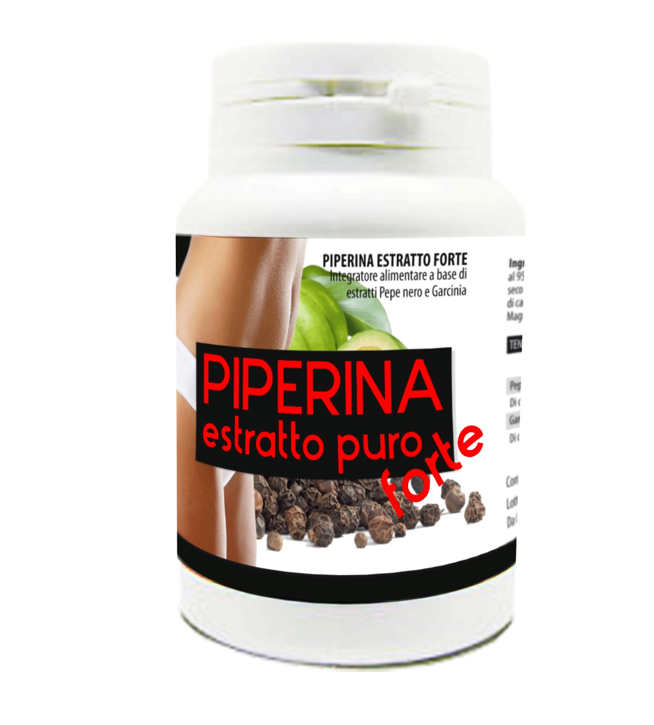 

Piperina Esratto Puro Integratore Alimentare 60 Capsule