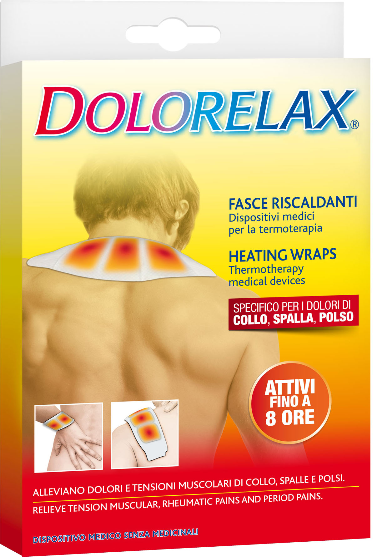 Image of Dolorelax Fascia Riscaldante Terapia Del Dolore 2 Pezzi