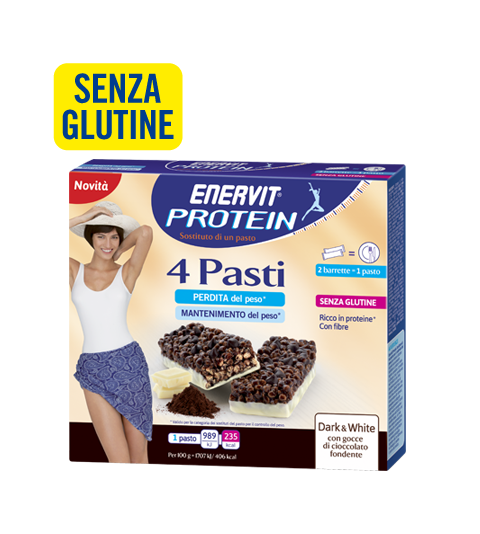 Image of Enervit Protein 4 Pasti Dark & White Senza Glutine 971117876