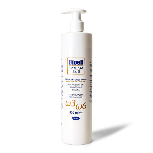 Image of Bioell Omega 3-6 Detergente Viso Corpo 500ml 971125758