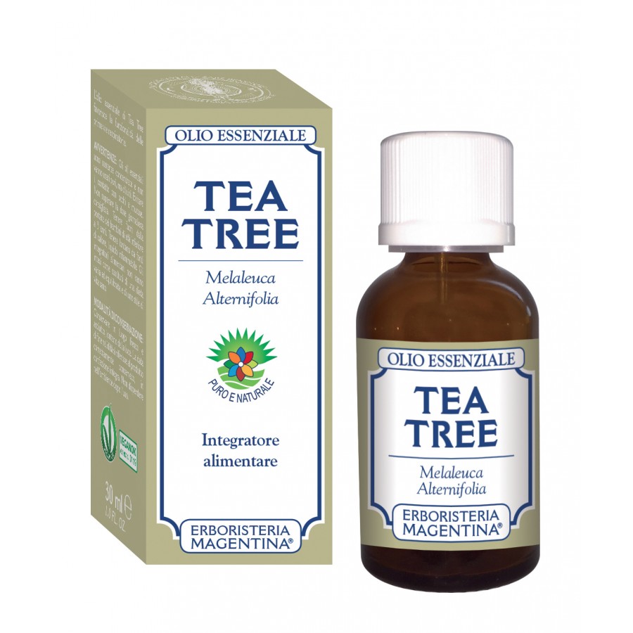 Image of Erboristeria Magentina Tea Tree Olio Essenziale Integratore Alimentare 30ml