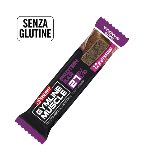 Image of Enervit Gymline Protein Bar 27% Box 30 Barrette Gusto Gianduia 971230851