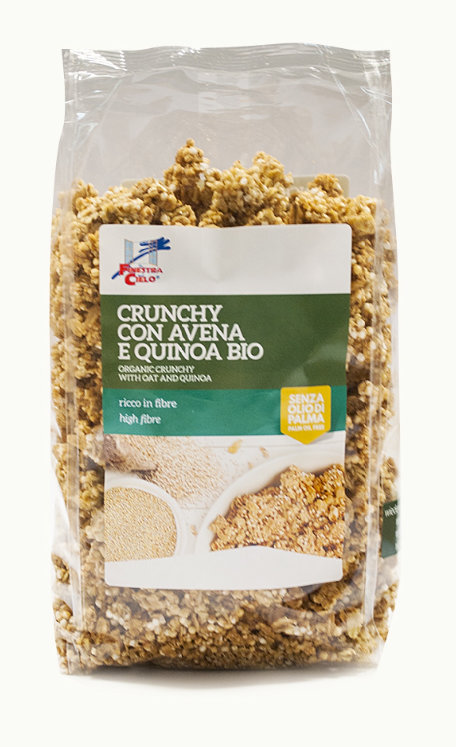 

La Finestra Sul Cielo Crunchy Con Avena & Quinoa Biologico 375g