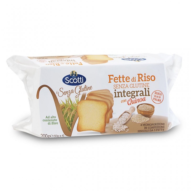 

Riso Scotti Fette Di Riso Integrali Con Quinoa Senza Glutine 200g