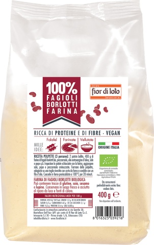 

Farina Di Fagioli Borlotti Bio 400g