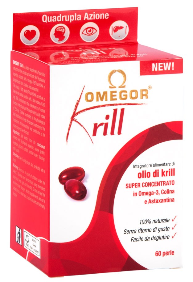Image of Omegor Krill Integratore Alimentare 60 Perle 971484252