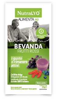 Image of NutraLYO AlimentaPiù Bevanda Proteica Frutti Rossi Integratore Alimentare 25g 971484581