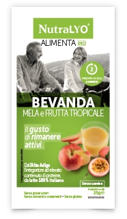 Image of NutraLYO AlimentaPiù Bevanda Proteica Mela-FruttaTropicale Integratore Alimentare 25g 971484605
