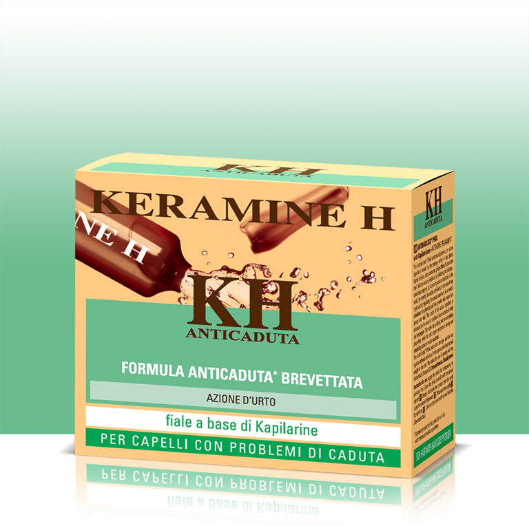 Image of Keramine H Anti Cad Shampoo + 12 Fiale Promo
