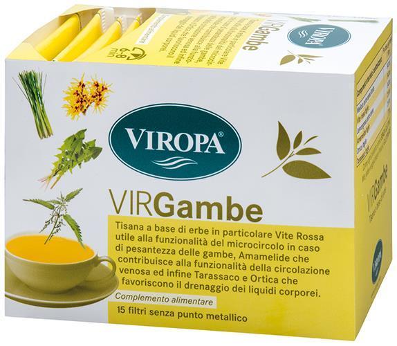 viropa import srl viropa virgambe complemento alimentare 15 filtri donna