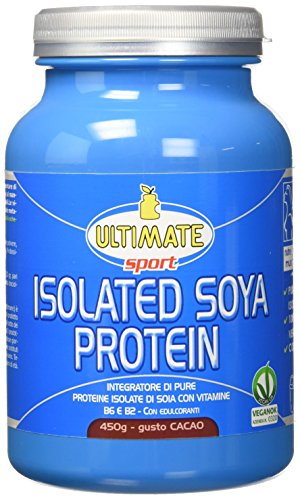 Image of Ultimate Isolated Soya Protein Integratore Alimentare Gusto Cacao 450g
