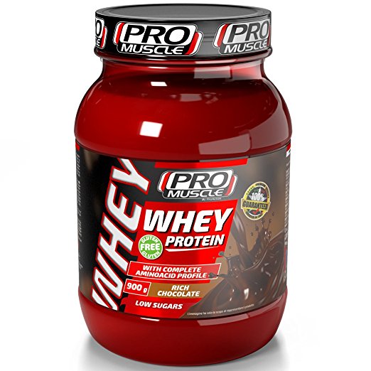 Image of ProAction ProMuscle Whey Protein Chocolate Integratore Alimentare 900g 971997566