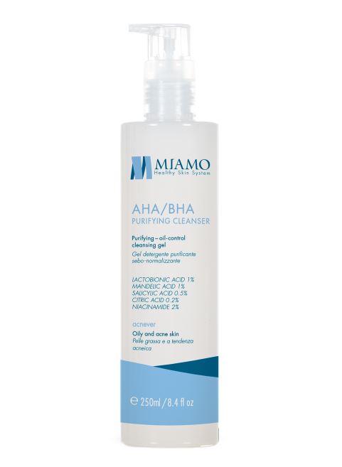 Image of Miamo AHA/BHA Purifying Cleanser Gel Detergente Purificante Sebo-Normalizzante 250ml 972038792