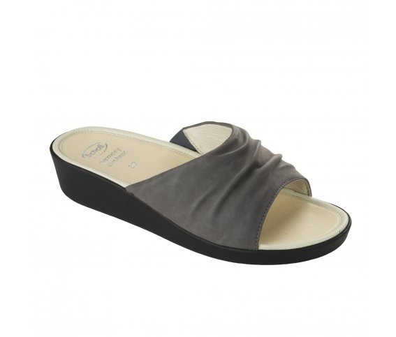 Image of Scholl Loira Wavy Ciabatta Donna Colore Grigio Taglia 36033