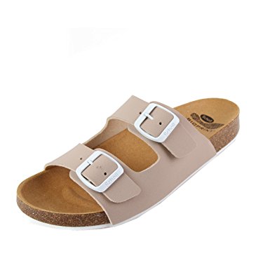 Image of Scholl Spikey SS6 Ciabatta Donna Plantare Bioprint Colore Beige/Bianco Taglia 41033