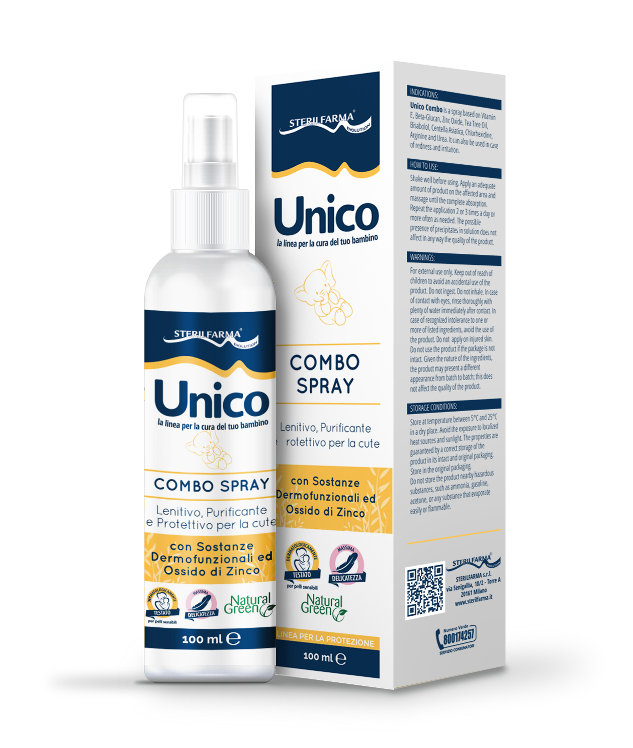 

Sterilfarma® Unico Combo Spray Lenitivo 100ml