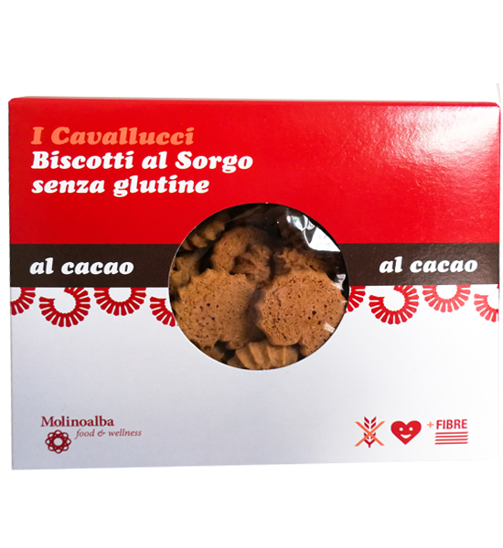 

Molino Alba I Cavallucci Con Cacao Biscotti Senza Glutine 125g