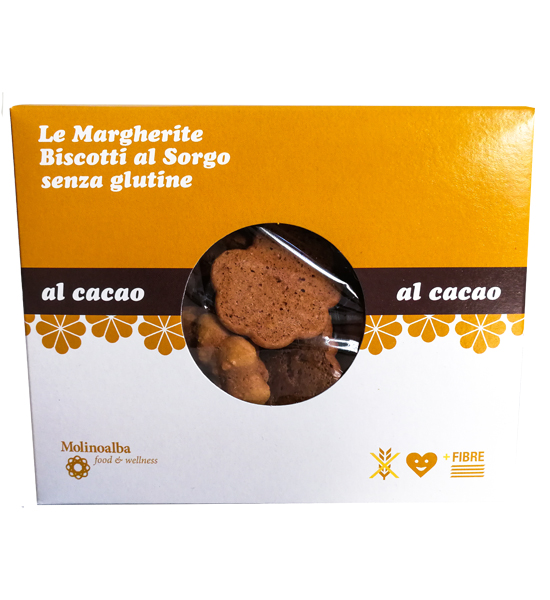 

Molino Alba Le Margherite Con Cacao Biscotti Senza Glutine 125g