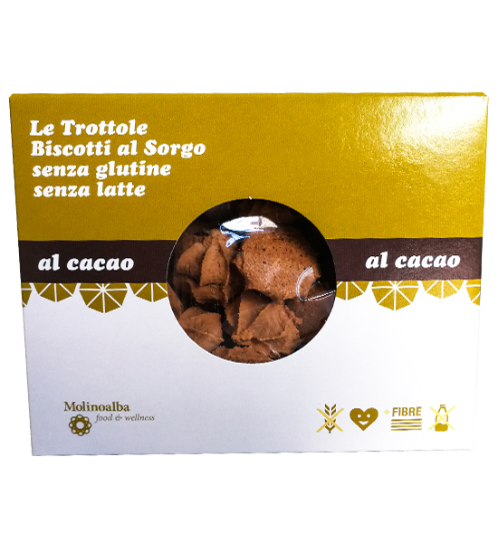 

Molino Alba Le Trottole Con Cacao Biscotti Senza Glutine 125g