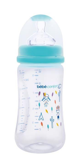 Image of Bebe Confort Biberon a Collo Standard in PP 270ml Misura 2 Azzurro